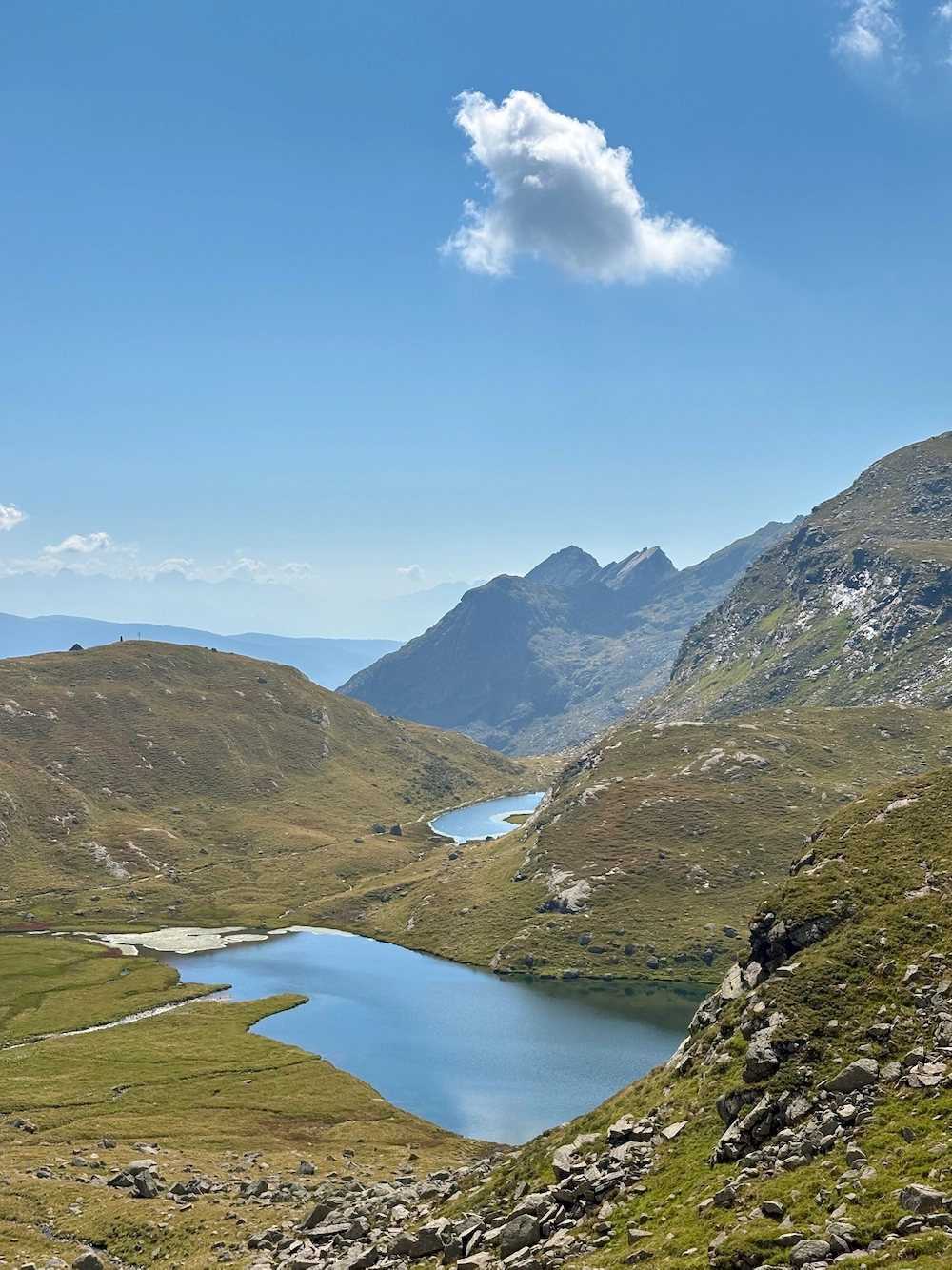 Lago Casera from above